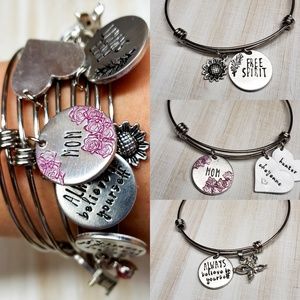 Custom bangle bracelets